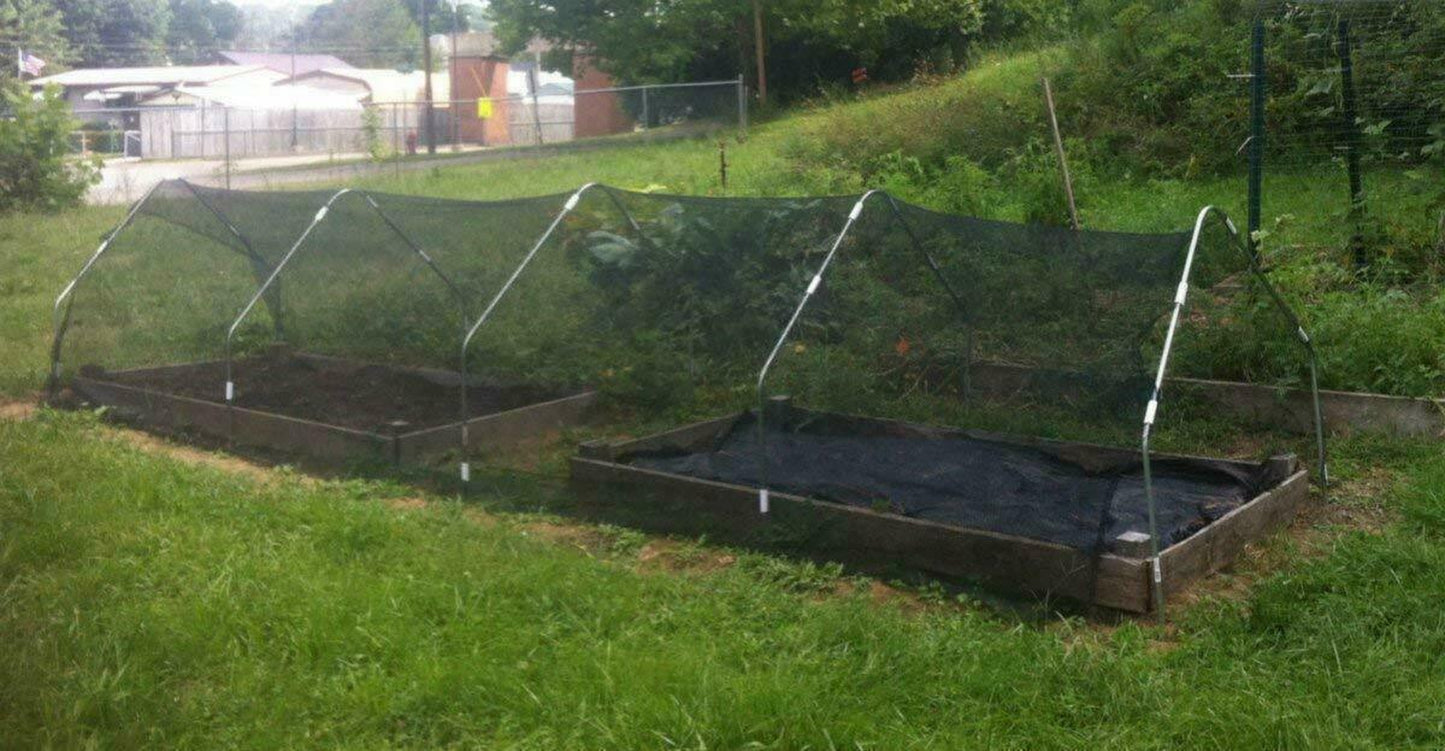Cerbior 30% UV Sunblock Shade Cloth Cover for Garden Plants Black Greenhouse