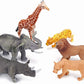 Safari Animals Figures Toys, Realistic Jumbo Wild Zoo Animals Figurines Large Plastic African Jungle Animals Playset with Elephant, Giraffe, Lion, Tiger, Gorilla for Kids Toddlers, 12 Piece Gift Set