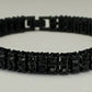 Mens Womens 2 Row Cz Tennis Bracelet 14K Gold Plated 8 Inch