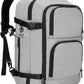 40L Travel Laptop Backpack for Men Women, Fit 17 Inch Notebook, Carry on Flight Approved Suitcase Backpack, Water Resistant Weekender Overnight Daypack, Grey