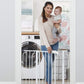 Easy Step 38.5-Inch Wide Walk Thru Baby Gate, Includes 6-Inch Extension Kit, 4 Pack Pressure Mount Kit, 4 Pack Wall Cups and Mounting Kit