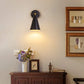 Modern Black Wall Sconces Lighting, 2 Pack Gold Rustic Wall Sconce Fixture Farmhouse Wall Lamp Simplicity Bronze Finish Arm Swing Industrial Wall Lights for Bedroom,Living Room,Reading,Kitchen