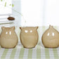 ® Set of 3 Pcs - Small Wise Owls Figurine House Warming Gift Tabletop Shelf Ceramic Home Decorative Collectible Figurine Statues (Beige (Set of 3 Pcs))