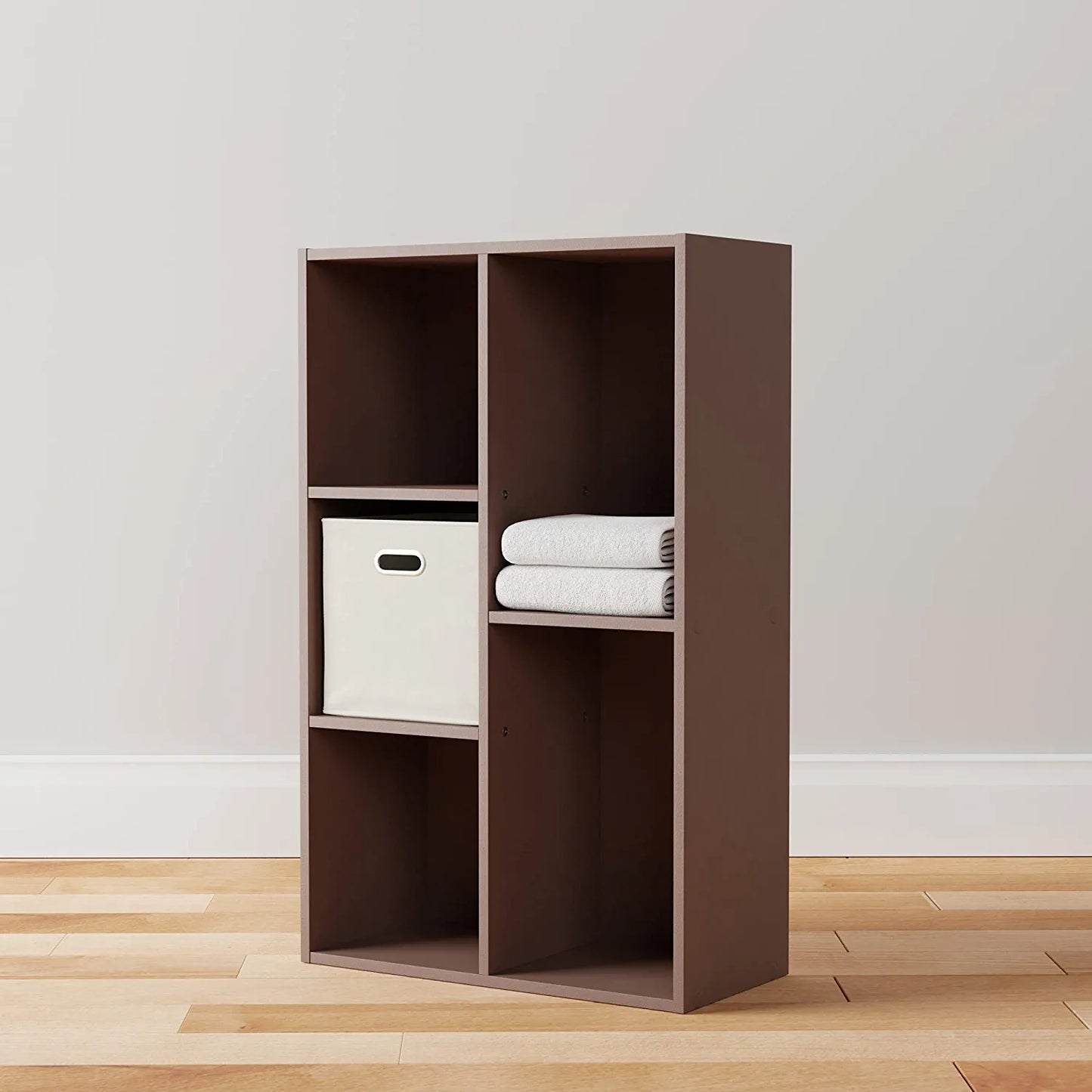 5-Cube Organizer Bookcase, Espresso