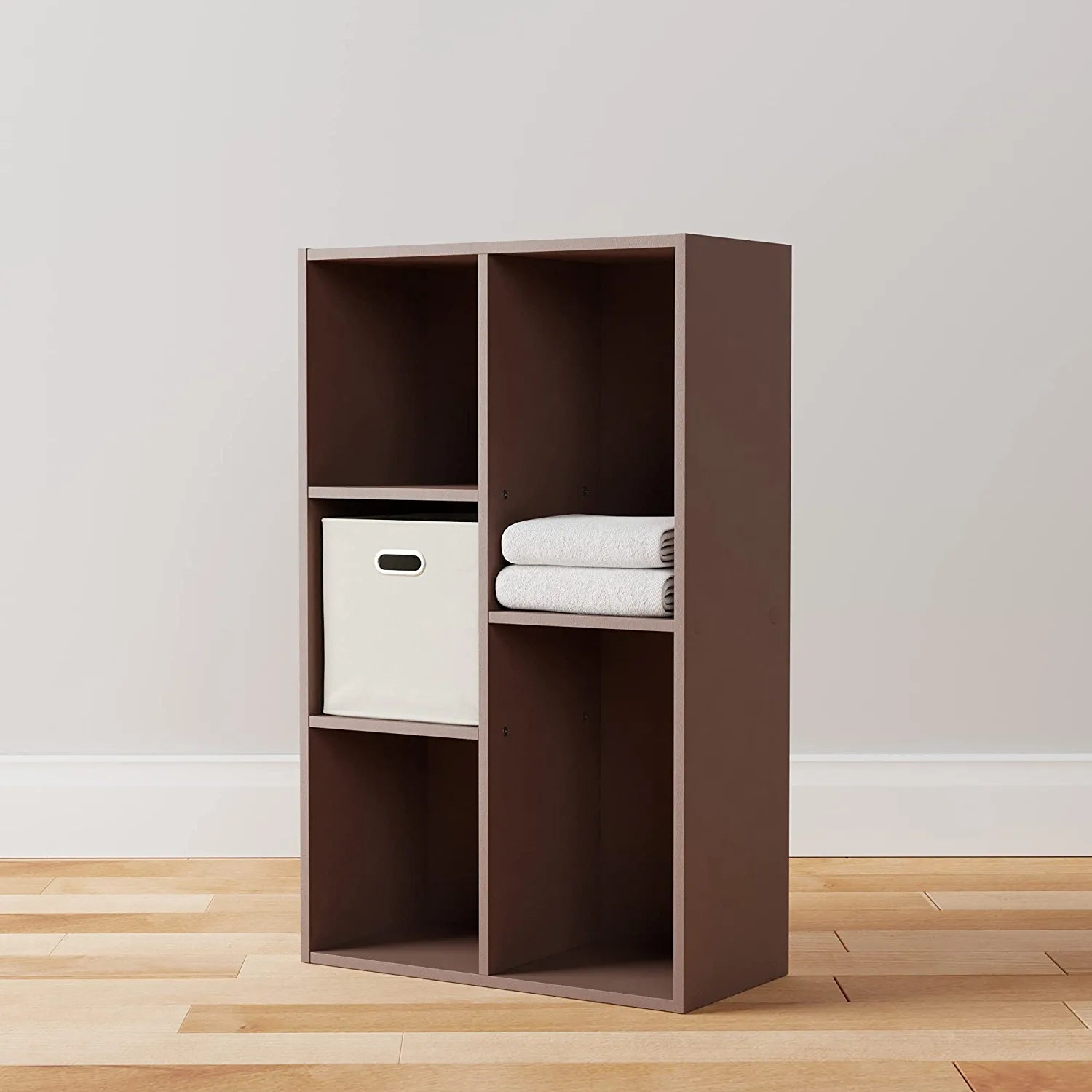 5-Cube Organizer Bookcase, Espresso