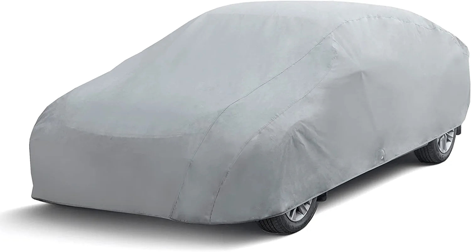 Basic Guard Sedan Car Cover Breathable Indoor Use and Limited Outdoor Use up to 200"