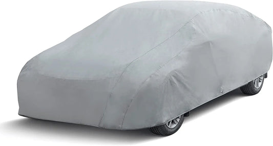 Basic Guard Sedan Car Cover Breathable Indoor Use and Limited Outdoor Use up to 200"