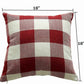 Set of 4 Farmhouse Buffalo Checker Plaid Throw Pillow Covers Size 18" X 18"