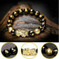 Feng Shui Black Obsidian Beads Bracelet Attract Wealth & Good Luck Bangle Pixiu