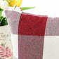 Set of 4 Farmhouse Buffalo Checker Plaid Throw Pillow Covers Size 18" X 18"