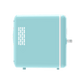 Blue Frigidaire Retro 6-Can Mini Fridge