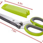 Herb Scissors with 5 Multi Stainless Steel Blades and Safe Cover Kitchen Gadgets Cutter, Kitchen Chopping Shear, Mincer, Sharp Dishwasher Safe Kitchen Gadget, Culinary Cutter