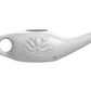 Neti Pot Ceramic Porcelain Nasal Wash Clear Allergy Congestion Mucus Dry Nose 1