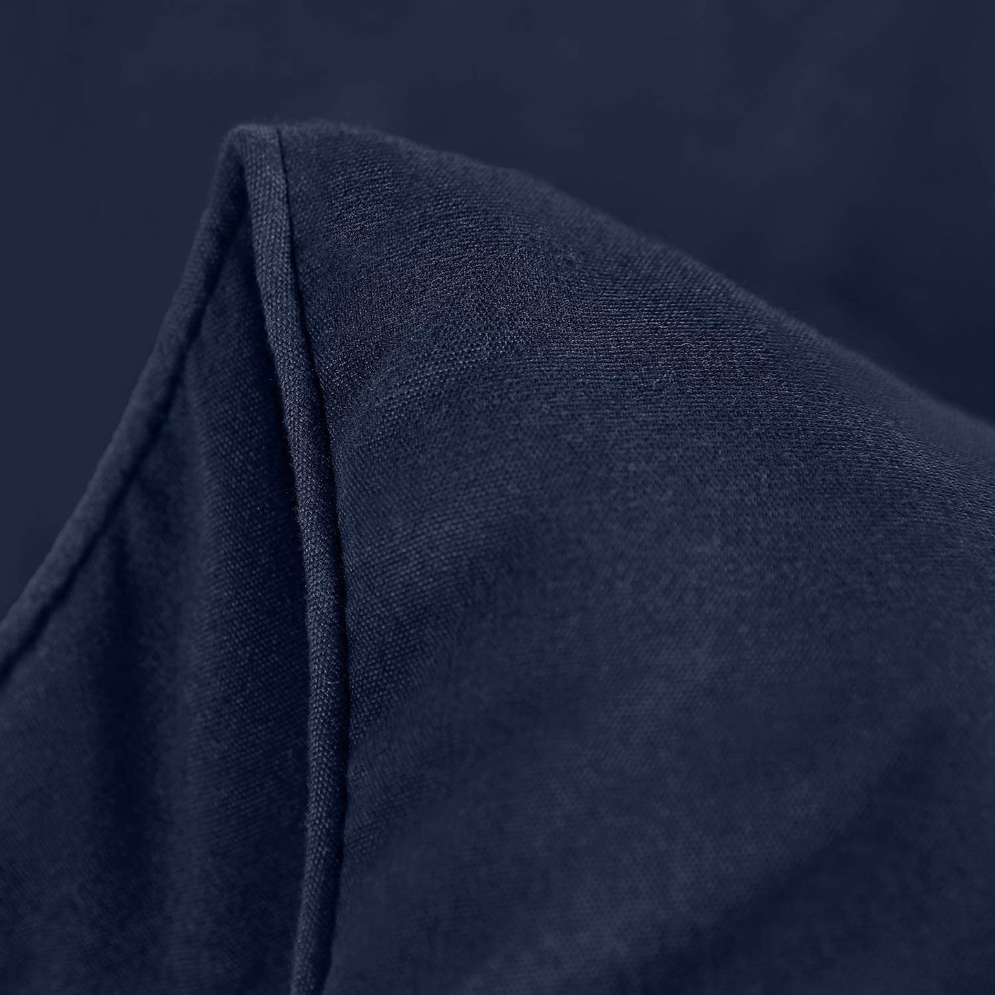 All Season 250 GSM Comforter - Soft down Alternative Comforter - Plush Siliconized Fiberfill Duvet Insert - Box Stitched (Twin/Twin XL, Navy)