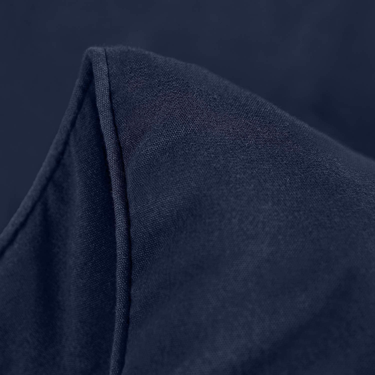 All Season 250 GSM Comforter - Soft down Alternative Comforter - Plush Siliconized Fiberfill Duvet Insert - Box Stitched (Twin/Twin XL, Navy)