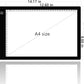 A4 Ultra-Thin Portable LED Light Box Tracer USB Power Cable Dimmable Brightness LED Artcraft Tracing Light Pad for Artists Drawing Sketching Animation Stencilling X-Rayviewing