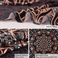 Black Mandala Tapestry Wall Hanging Psychedelic Wall Tapestry Aesthetic Indian Hippie Wall Decor Bohemian Wall Art Boho Home Decoration for Bedroom,Living Room,Dorm