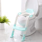 Potty Training Seat with Step Stool Ladder, Potty Training Toilet for Kids Boys Girls Toddlers-Comfortable Safe Potty Seat with Anti-Slip Pads Ladder (Blue)