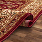 Noble Sarouk Red Persian Floral Oriental Formal Traditional Rug 2X7 (2'3" X 7'3" Runner) Easy to Clean Stain Fade Resistant Shed Free Modern Contemporary Transitional Soft Living Dining Room Rug