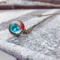 Eight Planets Necklace Pendent Double-Sided Glass Ball Universe Galaxy Solar System Guardian Stars Necklace for Women