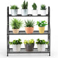 Plant Stand Rack 3 Tier Indoor Outdoor Multiple Holder Shelf,Black