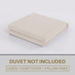 Duvet Cover Queen Beige 3 Pieces Set Solid Color Soft Cooling Double Brushed Microfiber 1800 Quality Comforter Cover with Zipper Clousre