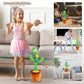 Singing Cactus Plush Toy Glow Dancing Electronic Recording Funny Song Fun Toy US