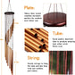 Wind Chimes Outdoor Wind Chimes 36" Garden Chimes with 18 Aluminum Alloy Tubes and 3 S Hooks for Garden Patio Decor(Golden)