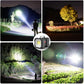 Rechargeable Flashlight, LED Spotlight Flashlight 10000 Capacity 1200LM 20H Ultra-Long Standby 3+4 Lights Modes Camping Flashlight Waterproof with USB Output as a Power Bank