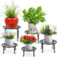 5 Pack Metal Plant Stands,Heavy Duty Potted Holder for Flower Pot,Indoor Outdoor Metal Rustproof Iron Garden Container round Supports Rack for Planter…