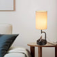 Table Lamp with 3 USB Charging Ports, Modern Desk Lamp with AC Outlet and Phone Stands, Perfect Bedside Lamp for Bedroom, Living Room, Office (Pack of 2)