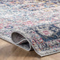 Lilah Medallion Vintage Area Rug, 5' X 7' 5", Blue