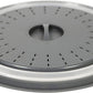 Tovolo 47005-200 Large Collapsible Microwave, Lid for Reheating Food, Meal Prep Gadget, No Mess Folding Plate Cover Kitchen Tool, Charcoal