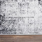 Sofia Collection Traditional Vintage Gray Runner Rug (2' X 7')