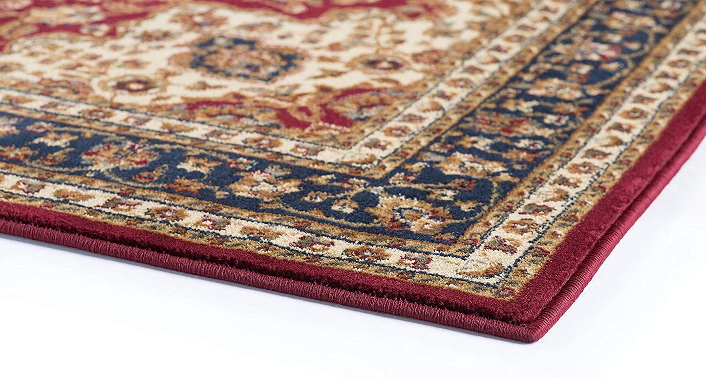 Kirsten Traditional Oriental Red Scatter Mat Rug, 2' X 3'