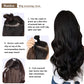 Clip in Hair Extensions 22 Inche Hairpieces 7 Pieces/Set Clip on Hair Extension Heat Resistant Synthetic Fiber for Women Daily Use Hair Make Clip Hair Extensions（Natural Black）