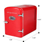 Frigidaire Portable Retro Extra Large 9-Can Capacity Mini Refrigerator, EFMIS175, Red