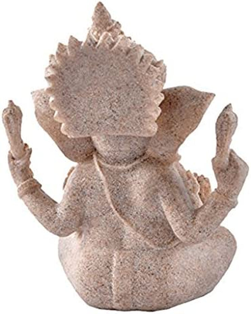 Elephant Statue Sculpture Sandstone Ganesha Buddha Handmade Figurine