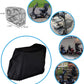 Upgraded Mobility Scooter Storage Cover, 420D Oxford Fabric Scooter Weather Cover with Waterproof Strip - 2 Buckles Heavy Duty, Water Resistant, Durable with Free Storage Bag by  (Black )