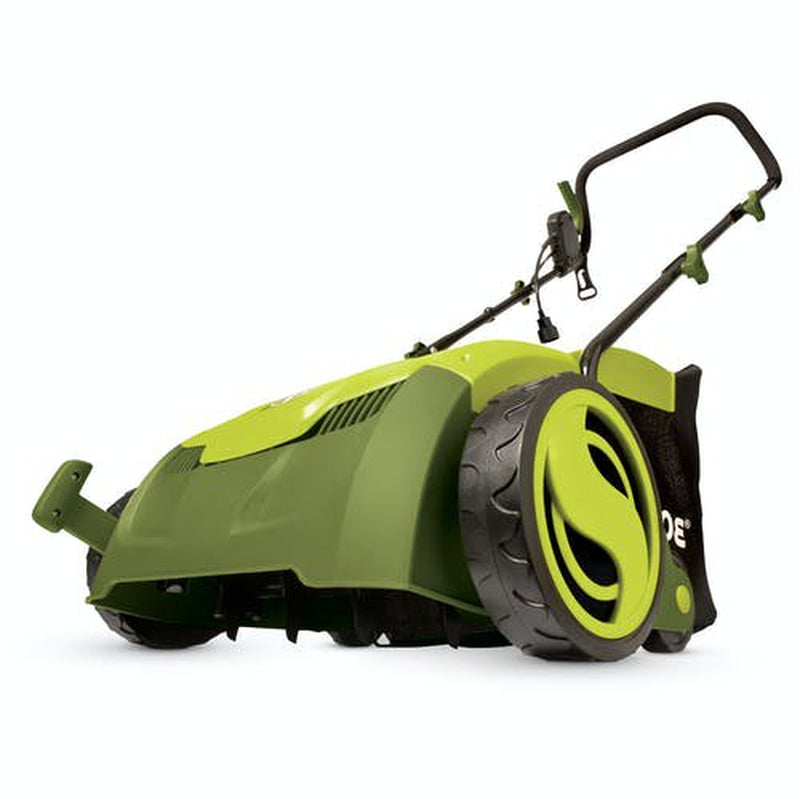 Sun Joe AJ801E Electric Lawn Dethatcher W/ Collection Bag, 13 Inch, 12 Amp, Scarifier