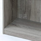 Basic 3-Tier Bookcase Storage Shelves, French Oak Grey