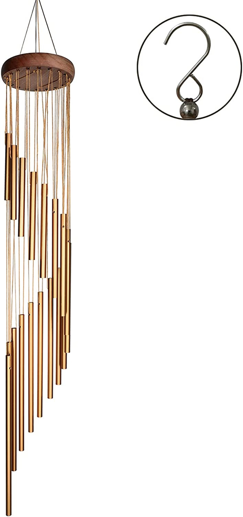 Wind Chimes for Outside,Memorial Gifts Wind Chimes Outdoor Clearance,36 Inches Memorial Wind Chimes with S Hook for Home Garden Decoration