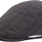 2 Pack Men'S Cotton Flat Cap Ivy Gatsby Newsboy Hat