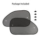 2Pcs Car Rear Side Window Sun Visor, Car Front Window Shade, Baby Window Sun Shades, Sun Glare UV Rays Protection, Mesh Back Window Visor Fit for Vehicle, Truck, SUV, Auto