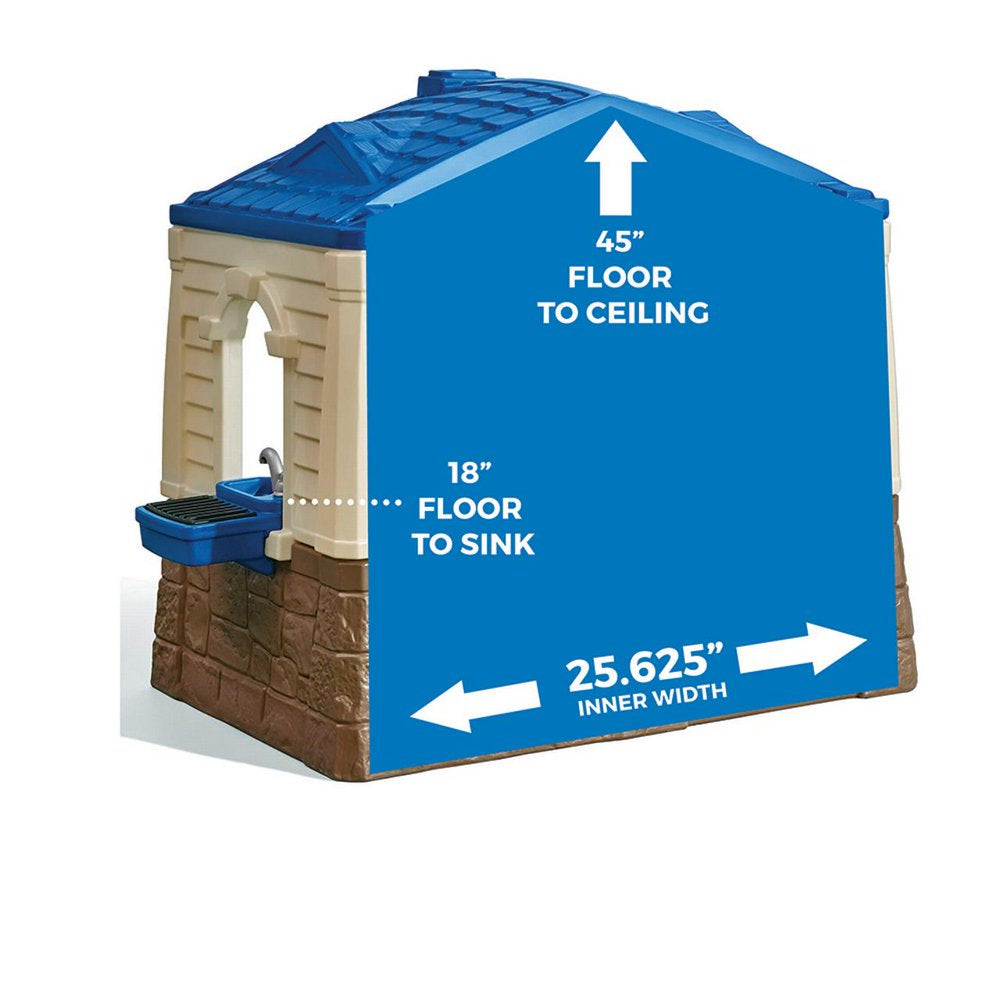 Neat & Tidy Cottage Outdoor Playhouse for Kids