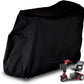 Upgraded Mobility Scooter Storage Cover, 420D Oxford Fabric Scooter Weather Cover with Waterproof Strip - 2 Buckles Heavy Duty, Water Resistant, Durable with Free Storage Bag by  (Black )