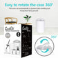 White Bathroom Accessories Set 6 Piece Bath Ensemble for Decorative Countertop