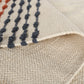 MOTINI Hand Woven Cotton Runner Rug 2' X 6', Knotted Bohemian Accent Throw Rug with Tassels, Natural Color Textured Runner Rug for Bedroom,Living Room,Laundry Room