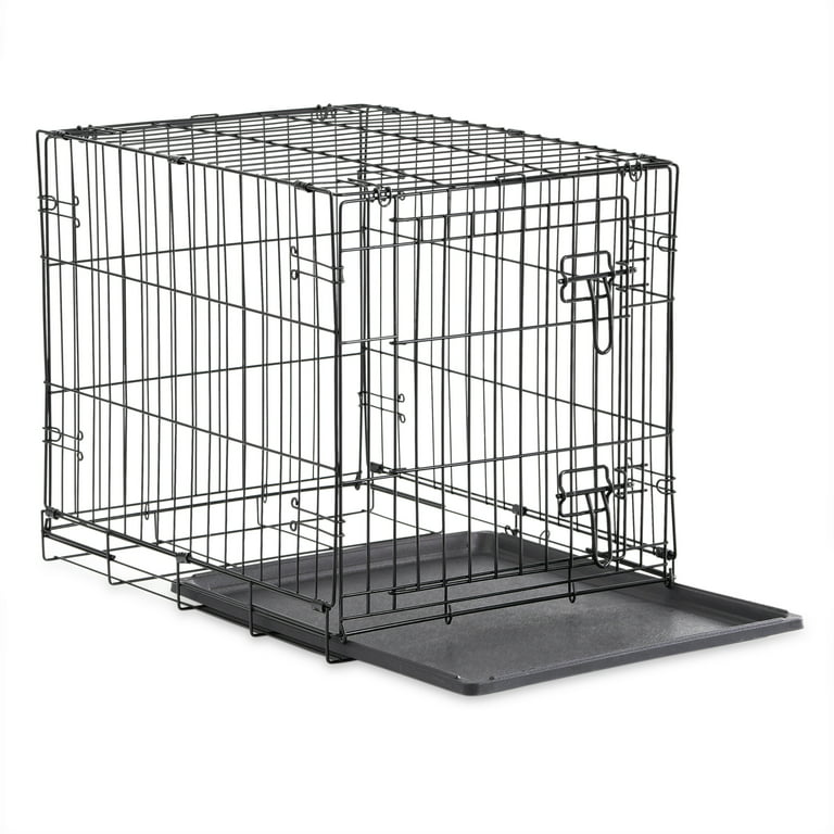 Vibrant Life, Single-Door Folding Dog Crate with Divider, Medium, 30"