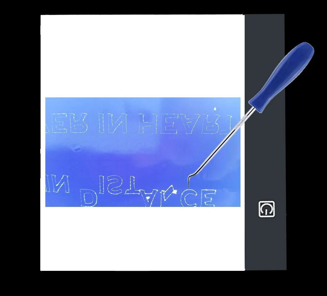 Light Pad for Weeding Vinyl HTV Iron-On, USB Powered Scratch Resistant LED Board Tablet Box Must Have for Brightpad See the Cut Lines Better